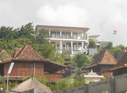 the house seen from Jl.By Pass