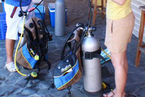 Safe diving equipment