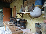 Display of traditional kitchen