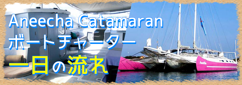 バリ島 Aneecha Catamaran クルーズ 一日の流れ