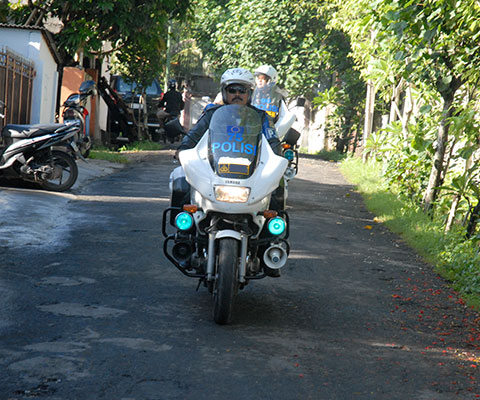 不安のあるバリ島の道路も安心して移動することができます