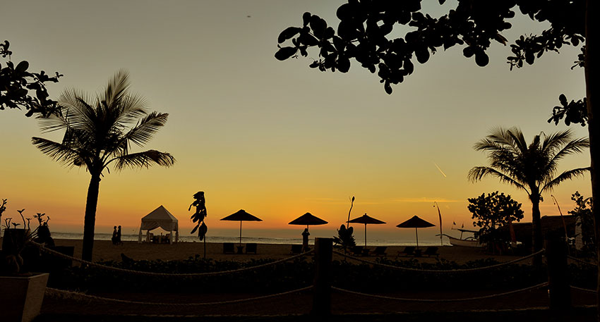バリ島クタビーチの美しい景色をお楽しみください