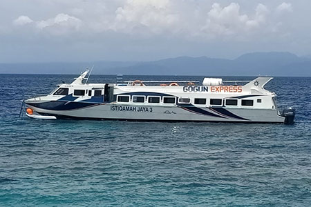 バリ島 往復ボート 画像